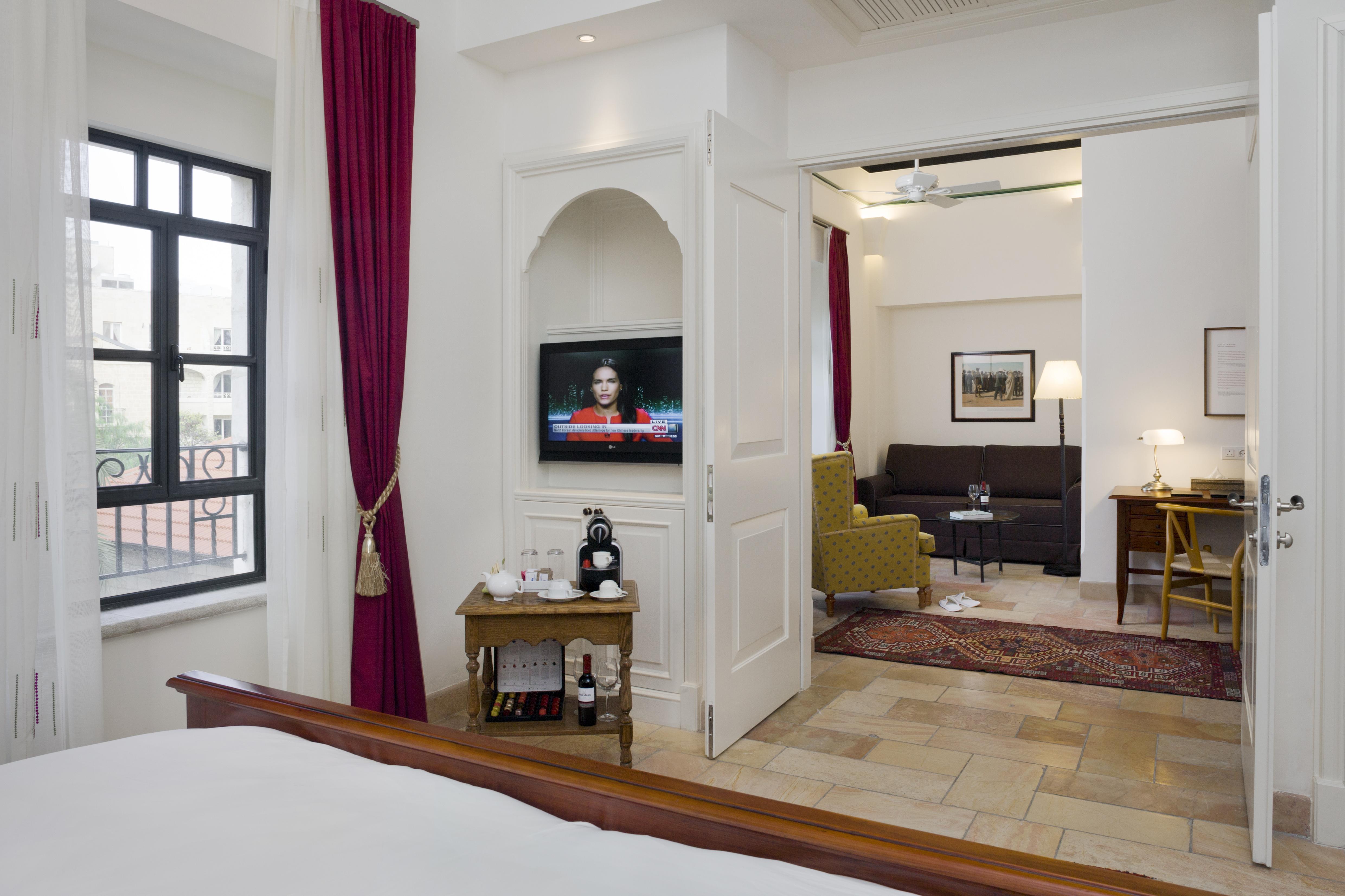 美洲侨民酒店-全球奢华精品酒店 耶路撒冷 外观 照片 Suite at the hotel