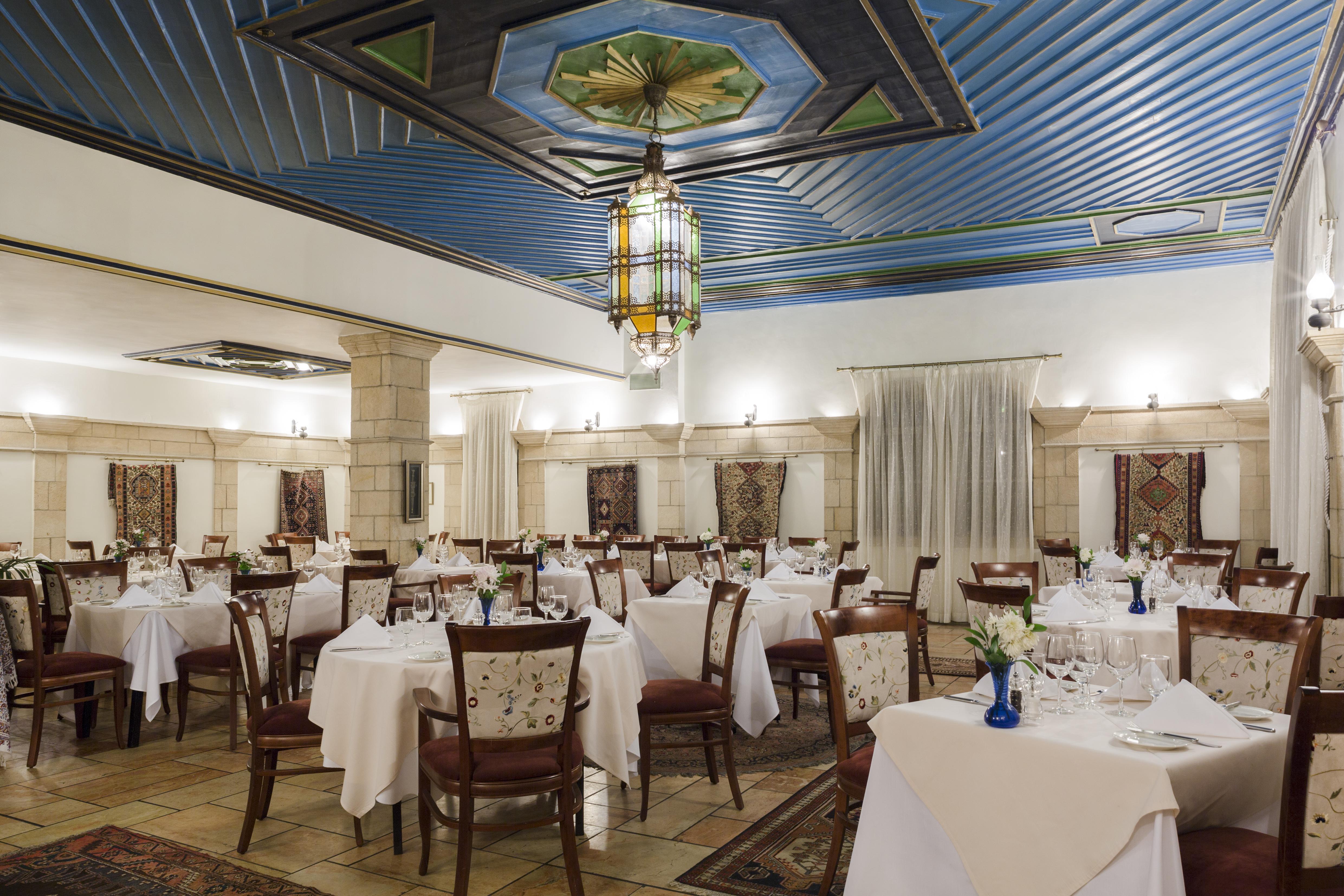 美洲侨民酒店-全球奢华精品酒店 耶路撒冷 外观 照片 The restaurant